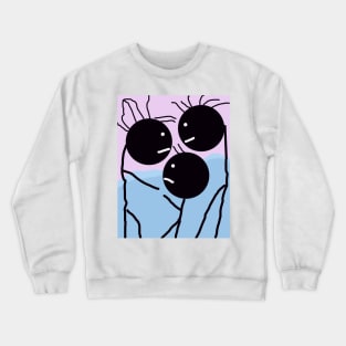 Dancing Family Stick Figure Crewneck Sweatshirt